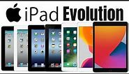 Evolution of Apple iPad Series - 2010-2021 All Models