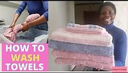 How To Wash Towels - Wash Towels By Hand