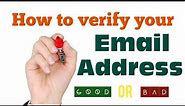 HOW TO VERIFY YOUR EMAIL ADDRESS | QUICK AND EASY STEPS