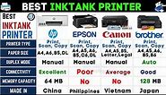 Best Ink Tank Printer For Home🔥Best Color Printer🔥Brother vs Epson vs HP vs Canon Ink Tank Printer