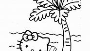 Beach Coloring Pages : 20 Free Printable Sheets to Color