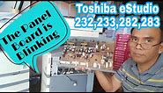 How to resolve the panel board blinking of Toshiba eStudio 233/232/282/283/ Kuya Ymann