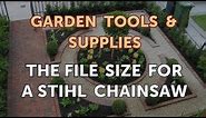 The File Size for a Stihl Chainsaw