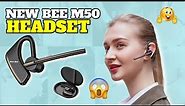 New Bee M50 Bluetooth 5.2 Headset Review | Noise Canceling Earpiece In 2023