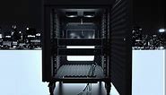 Sysracks 12U 35 inch Depth Soundproof Server Rack Cabinet Quiet Server Cabinet Enclosure Silent Acoustic Server Rack up to 36% Noise Reduction
