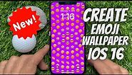 How To Create Your Custom Emoji Wallpaper in iPhone iOS 16