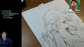 Joker! Batman and Catwoman! Art Stream with Jim Lee