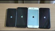 Apple iPhone 7 vs iPhone 6S vs iPhone 6 vs iPhone 5S iOS 10 - Speed Test!