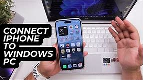 How to Connect iPhone to Windows Laptop/PC?