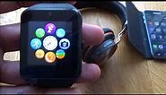 GT08 Smartwatch with Camera Supports SIM Card TF Card [Hands on Review and Test]