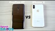 OnePlus 6T vs Apple iPhone X SpeedTest and Camera Comparison