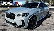 2023 BMW X4M Competition LCI in Brooklyn Grey Walkaround Review + Exhaust Sound