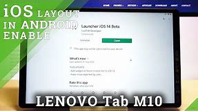 How to Download iOS Launcher on LENOVO Tab M10 – Install Apple Layout