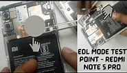 How to Find Test point in Redmi Note 5 pro| Edl Mode Test point - Redmi note 5 pro