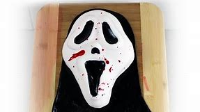 SCREAM CAKE (Ghost face) How to