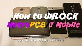 How to Unlock LG Aristo or any MetroPCS/T-Mobile Phone