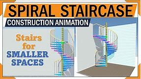 Understanding Stairs steel Design | Spiral staircase | House construction
