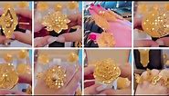 gold finger ring with weight latest design 22 karat gold party wear finger ring with gemstone