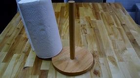 How to Make a Paper Towel Holder (woodlogger.com)