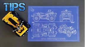 How to make Lego blueprint [brick tips]