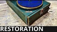 1938 rare Gramophone Restoration | I restored old record player