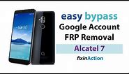 Easy Bypass Alcatel 7 6062W Google Account FRP Lock Removal without PC 2019