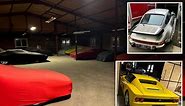Collection of 22 ‘highly rare’ luxury cars, including  Porsches and Ferraris, found in old warehouse