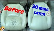 How To Repair The NASTIEST Leather & Vinyl Seats....Back To PERFECT!