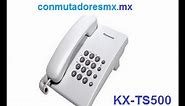 kx ts500 Teléfono unilínea sencillo para Conmutador Panasonic o línea sencilla kx-ts500