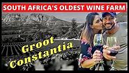 DRINKING WINE IN SOUTH AFRICA'S OLDEST WINE FARM || Groot Constantia Wine Estate