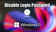 How to Login Without Password or PIN in Windows 11 Lock Screen
