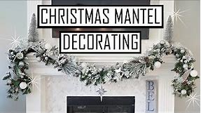 DECORATE MANTEL FOR CHRISTMAS 2018 - DOLLAR TREE MANTEL