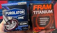 LS1/6 Oil Filter Comparison: Fram Titanium FS3506 vs Purolator ONE PL14006