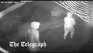 Mark Cavendish robbery: CCTV shows suspects outside Olympic cyclist’s home