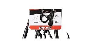 Adjustable Bungee Cord with Hook and Carabiner – Heavy Duty Tie Down Bungee Straps for Camping, Tarp, Outdoor, Bike Rack, Luggage and Marine Use – 48” Unstretched, 7”-70” Stretched (2 Pack)