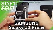 How to Soft Reset SAMSUNG Galaxy J3 Prime - Remove Battery / Force Restart