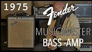 1975 Fender Musicmaster Bass Amp
