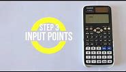 How to Find the Equation of a Line and the Gradient Using a CASIO FX-991EX CLASSWIZ