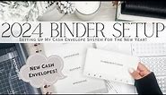 2024 Binder Setup | Setting Up My Cash Envelope System For The New Year | Adding New Envelopes!
