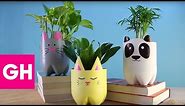 How to Make DIY Animal Planters Out Of Trash | GH