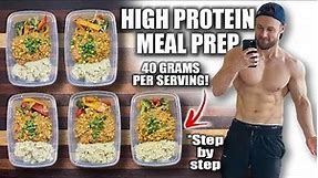 High Protein Vegan MEAL PREP | Quick, Easy & Soy Free