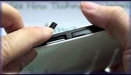 Samsung GALAXY Tab: Inserting the SIM Card
