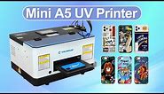 Colorsun 2022 New Fully Automatic Mini A5 UV Printer Small size and easy to carry for phone case
