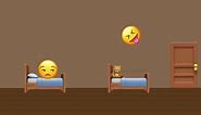 Emojis aren’t ready to sleep #emoji #flipaclip #animation | emoji movie