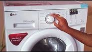 lg front load washing machine demo | how to use front load washing machine fully automatic washer
