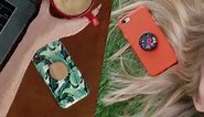 White Marble PopSockets PopGrip: Swappable Grip for Phones & Tablets