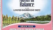 Natural Balance Limited Ingredient Adult Grain-Free Dry Cat Food, Salmon & Green Pea Recipe, 10 Pound (Pack of 1)