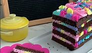 How to Make a Rectangle Cake #Shorts