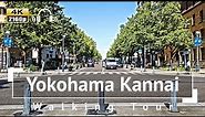 [4K/Binaural Audio] Yokohama Kannai Walking Tour - Kanagawa Japan