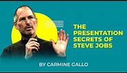 Learn The Presentation Secrets Of Steve Jobs